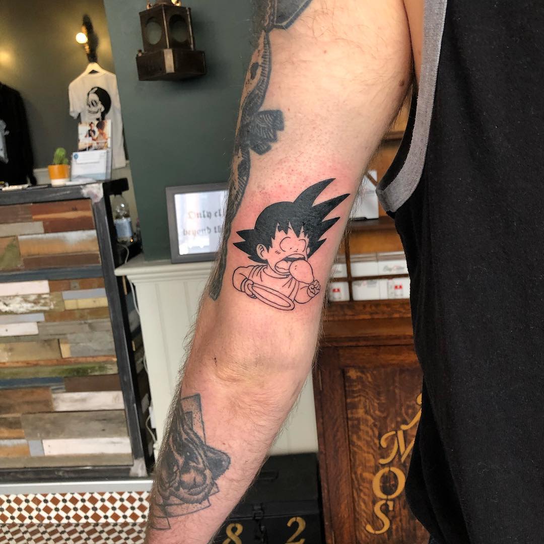 Dragon Ball tattoo Young Goku